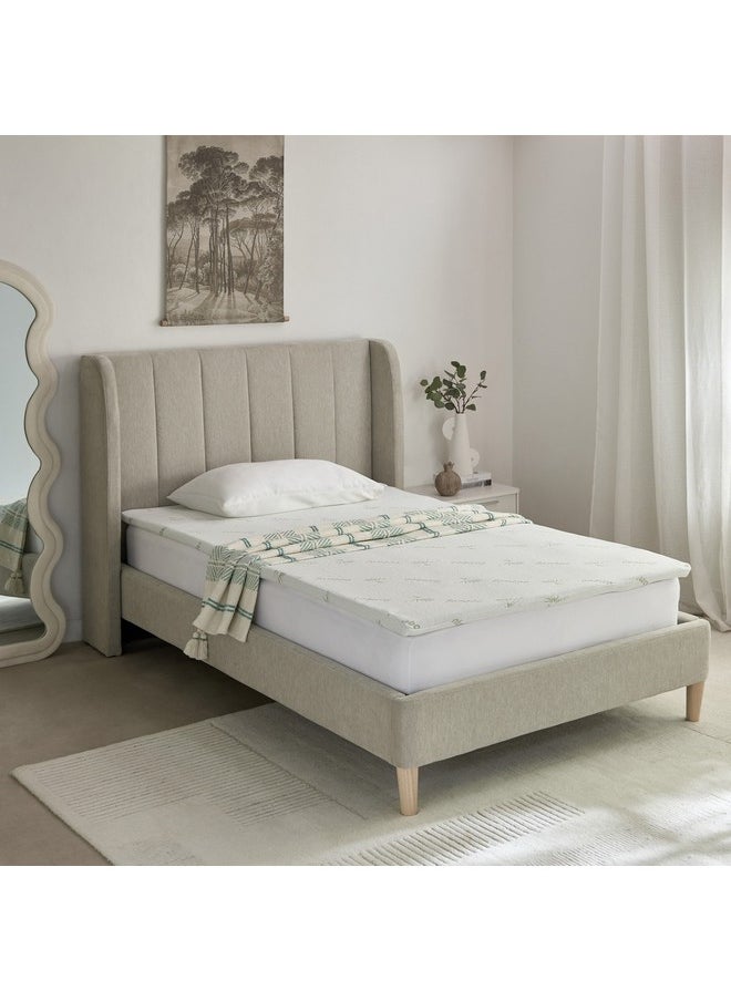 Home Box - Relax Memory Foam Twin Mattress Topper 120 x 200 x 4 cm - Image 1