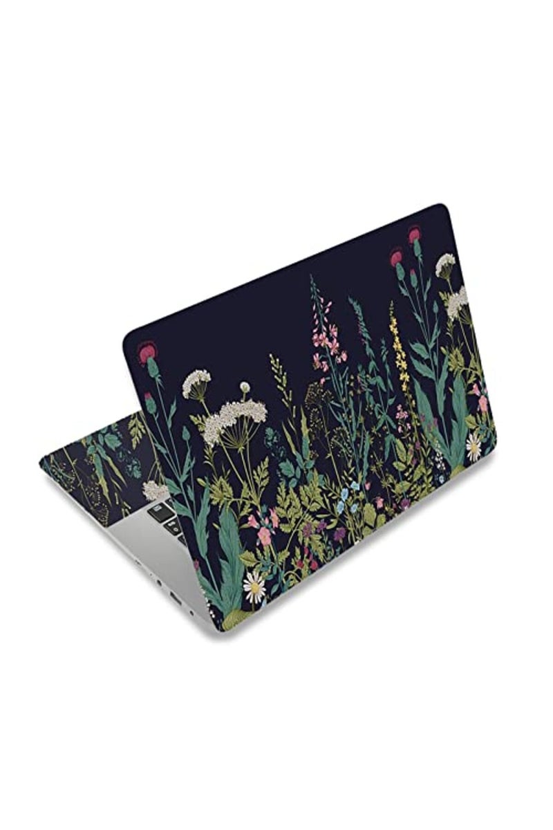 AIMSA ALAYRA Laptop Skin Sticker Decal, 12 13 13.3 14 15 15.4 15.6 inch Laptop Art Decal Protector Notebook Netbook PC 15.6" Universal Vinyl Cover, Flowers Plants - Image 2