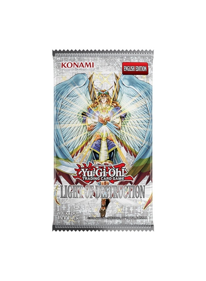Konami YGO TCG: Light of Destruction Unlimited Reprint Booster Single Pack (Assorted 1 Piece) - Image 1