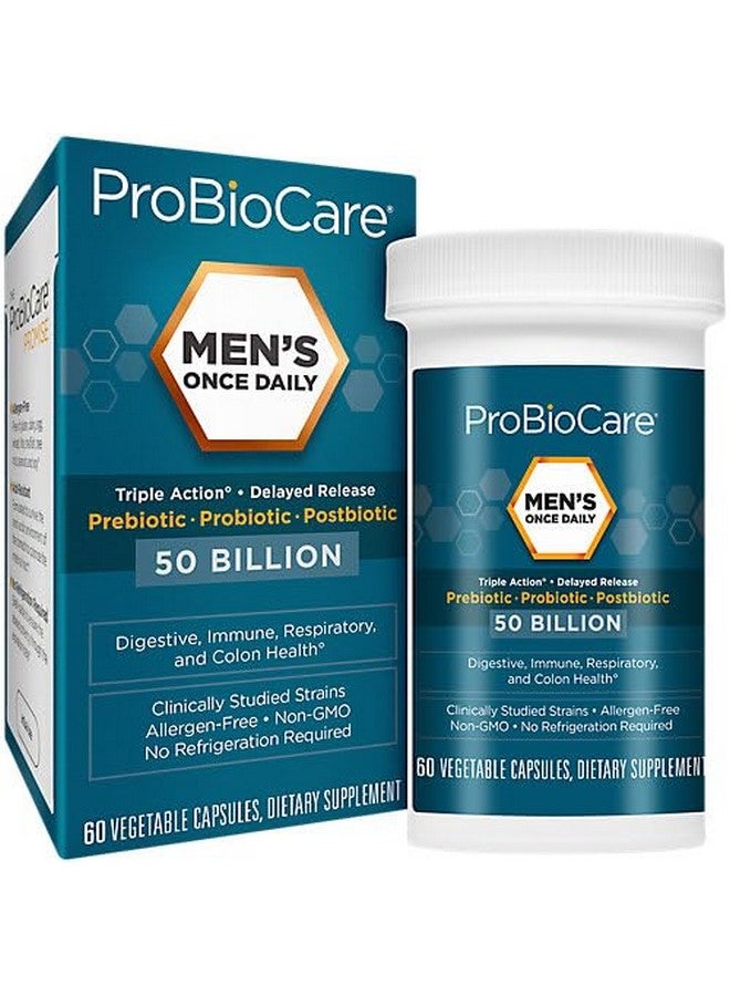 ProBioCare MenaTMs Once Daily Probiotic a Digestive Health a 50 Billion CFU of Probiotics (60 Capsules) - Image 2