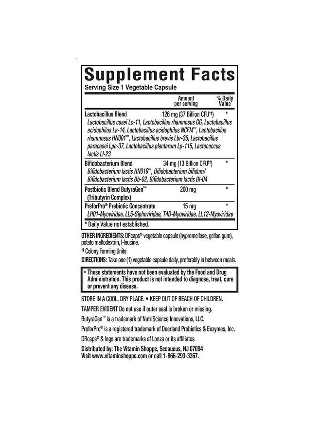 ProBioCare MenaTMs Once Daily Probiotic a Digestive Health a 50 Billion CFU of Probiotics (60 Capsules) - Image 3