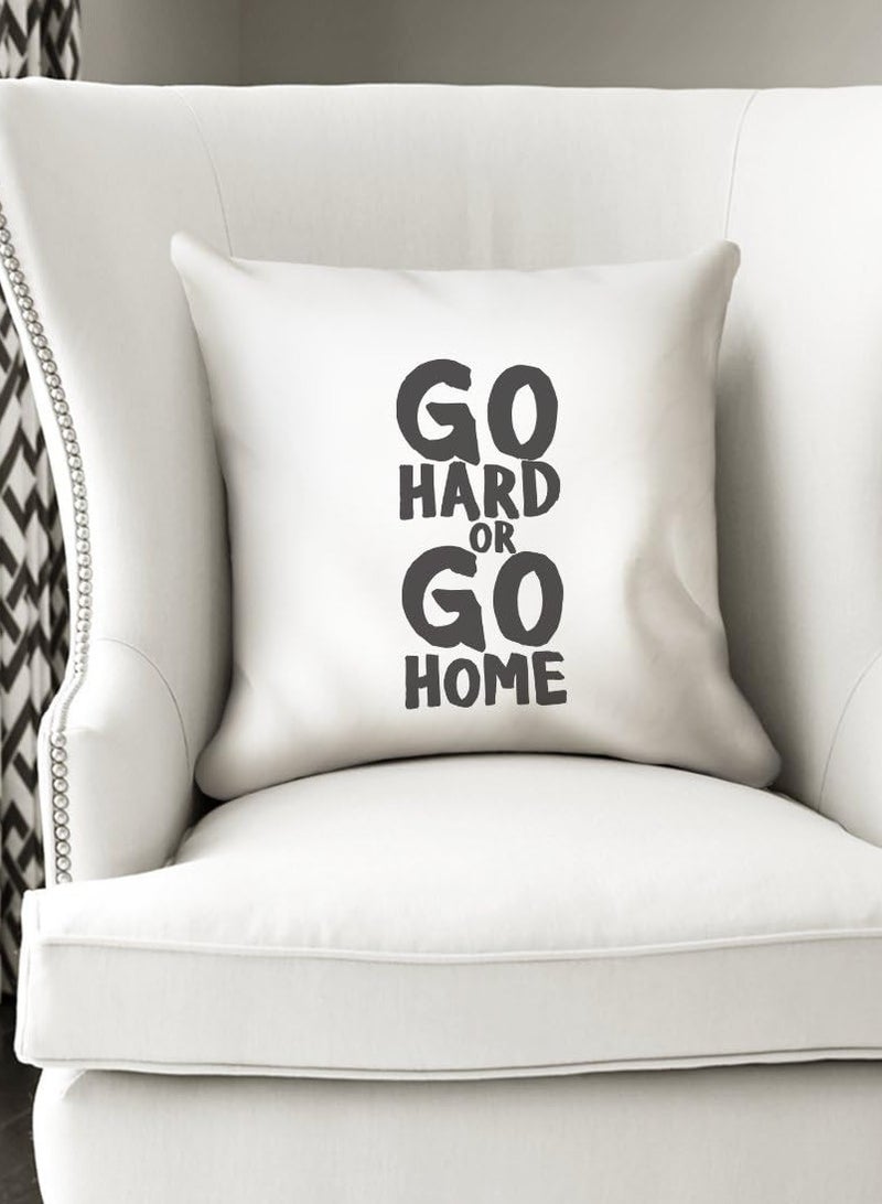 Go Hard Or Go Home Throw Pillow - Image 4