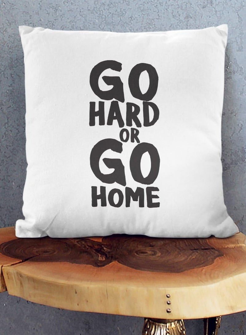 Go Hard Or Go Home Throw Pillow - Image 5