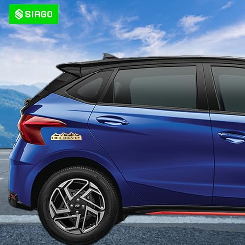 SIAGO SIA268 Premium High Country Metal Car Sticker - Durable & Stylish Auto Emblem for Vehicles - Customizable Designs - Easy Installation - Weather-Resistant & Long-Lasting - Image 4