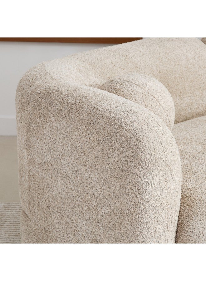 Home Box Sicily 2-Seater Fabric Sofa with 2 Cushions 92 x 68 x 180 cm - Image 5