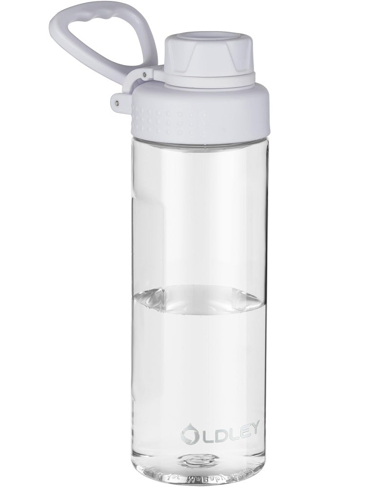 OLDLEY Water Bottles 20oz BPA Free Tritan Water Bottle with Carry Handle and Spout Lid, Leakproof Kids Water Bottle for Home,Travel, School, Outdoors, Transparent - Image 1