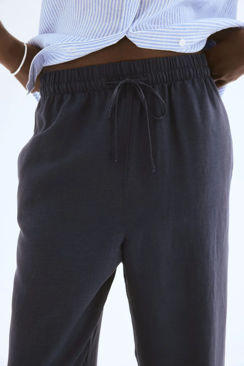 H&M Linen-blend trousers