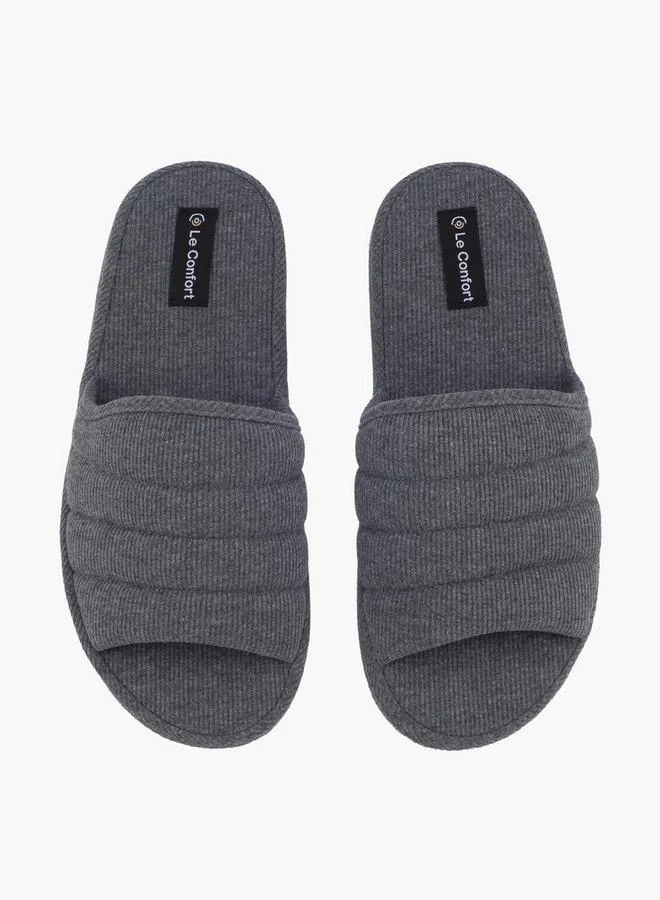 لو كونفورت Men Ribbed Bedroom Slides