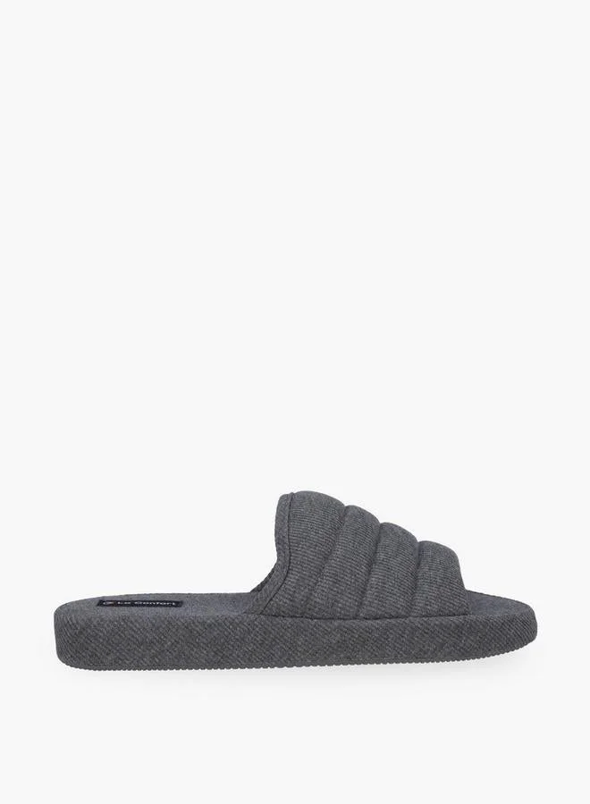لو كونفورت Men Ribbed Bedroom Slides
