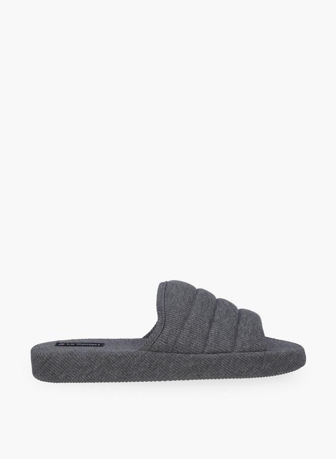 Le Confort Men Ribbed Bedroom Slides - Image 1