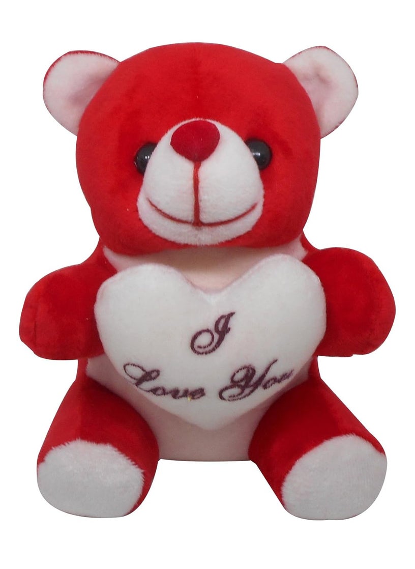 Saugat Traders Saugat Traders Love Gift Combo for Girlfriend, Wife - Love Greeting Card, Soft Teddy Bear, Red Rose Flower - Valentines Day - Anniversary - Birthday  - Image 4
