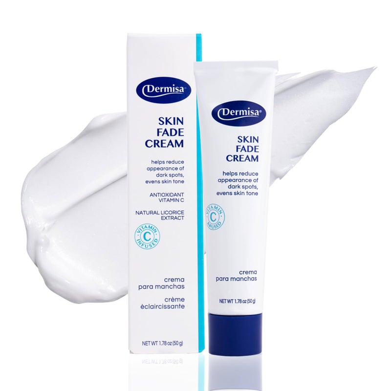 Dermisa Skin Fade Cream with Vitamin C | Helps Reduce Dark Spots and Age Spots | All Skin Types | 1.78 OZ | Pack of 1 - Image 1