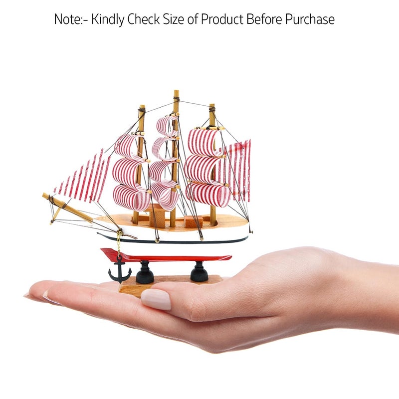 ANSHEZ Handmade Wooden Ship Man of War - Image 5