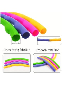 ZAMZIN Detachable Adjustable Kids Hula Hoops/Snap Together, Colorful Exercise Hoops for Boys & Girls,Adjustable Weight & Size for Fitness, Sports, Gymnastics, Pet Training, Fun Play  - Image 4