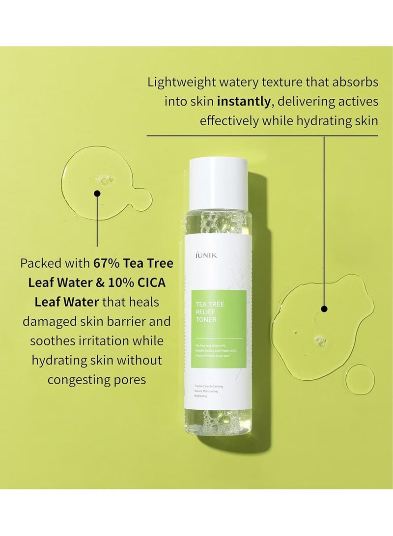 iUNIK Tea Tree Iunic Toner Tree Relief - 200 ml - Image 2