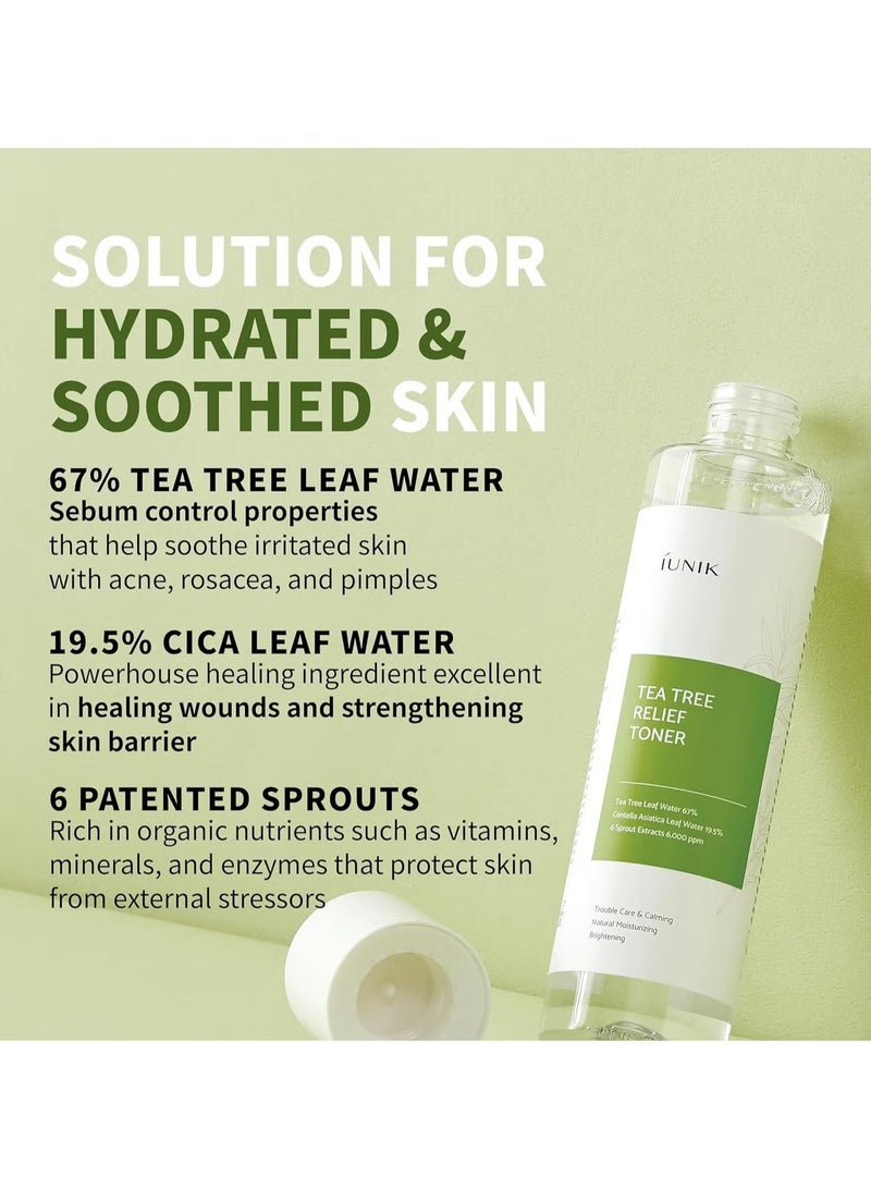 iUNIK Tea Tree Iunic Toner Tree Relief - 200 ml - Image 3
