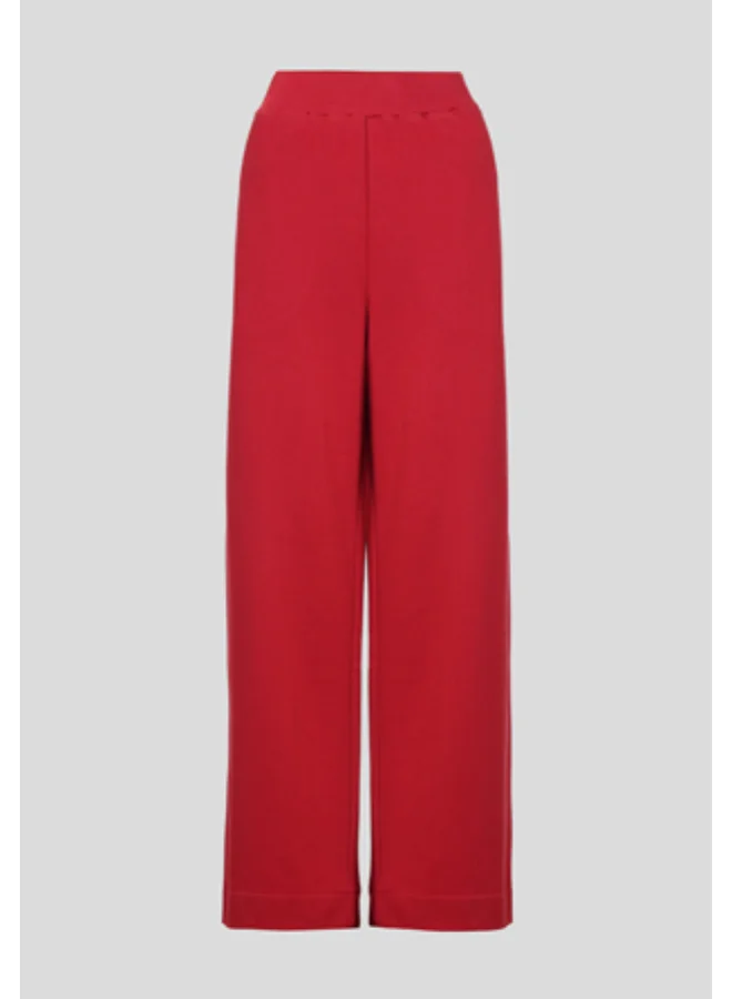 NeceSera Crimson Terry Wide Leg Lounge Pants