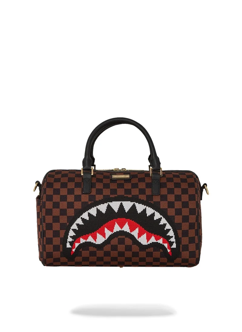 SPRAYGROUND KNIT SHARKS IN PARIS MINI DUFFLE