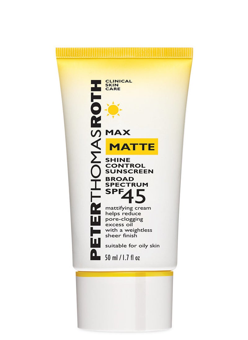 PETER THOMAS ROTH Max Matte Shine Control Sunscreen Broad Spectrum SPF 45 50ml 