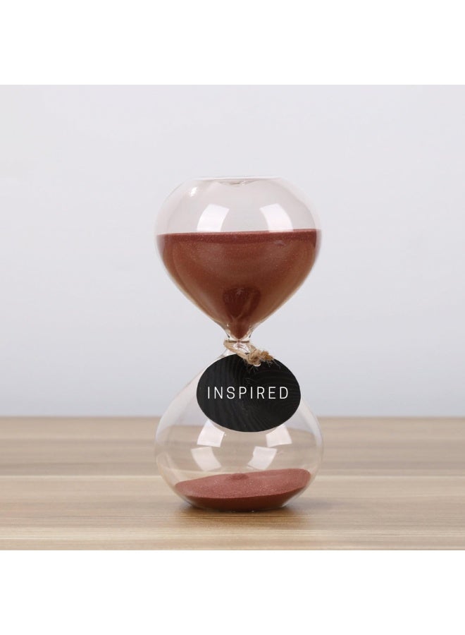 SWISSELITE Puff Sand Timer Hourglass Sand Timers Inspired Glass for Home Desk Office Decor - Image 4