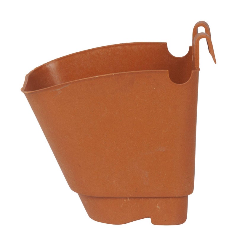 CAPPL Plastic Vertical Garden Wall Hanging Planter, Standard, Terracotta Color, (20 Pcs), 12 x 12 x 9.5 Cm - Image 4