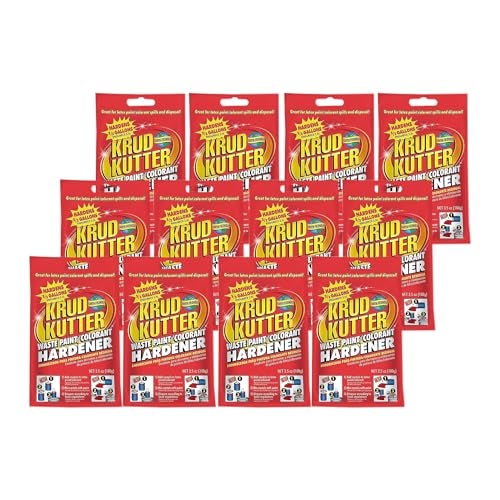 Krud Kutter PH3512-12PK Waste Paint Hardener Crystals, 3.5 oz, Cream, 12 Pack - Image 1