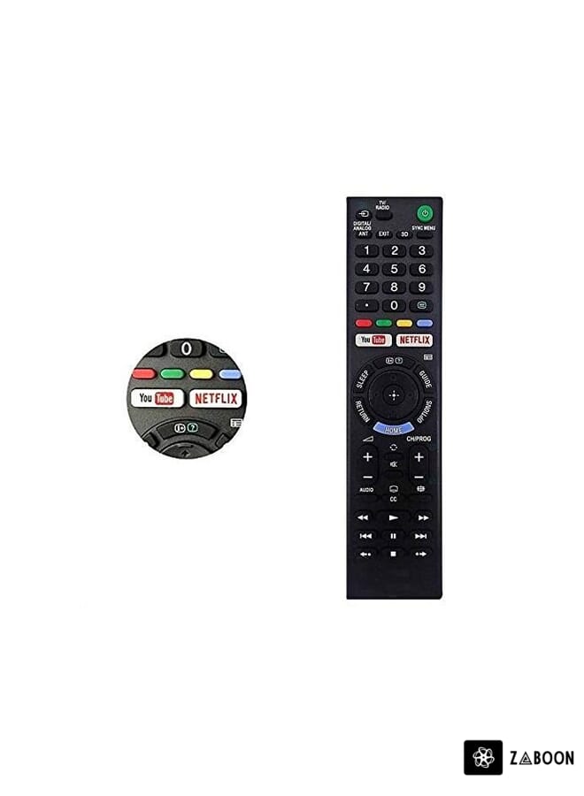 Zaboon جهاز تحكم عن بعد ذكي عالمي لشاشات LED LCD مع ميزة نتفليكس ويوتيوب