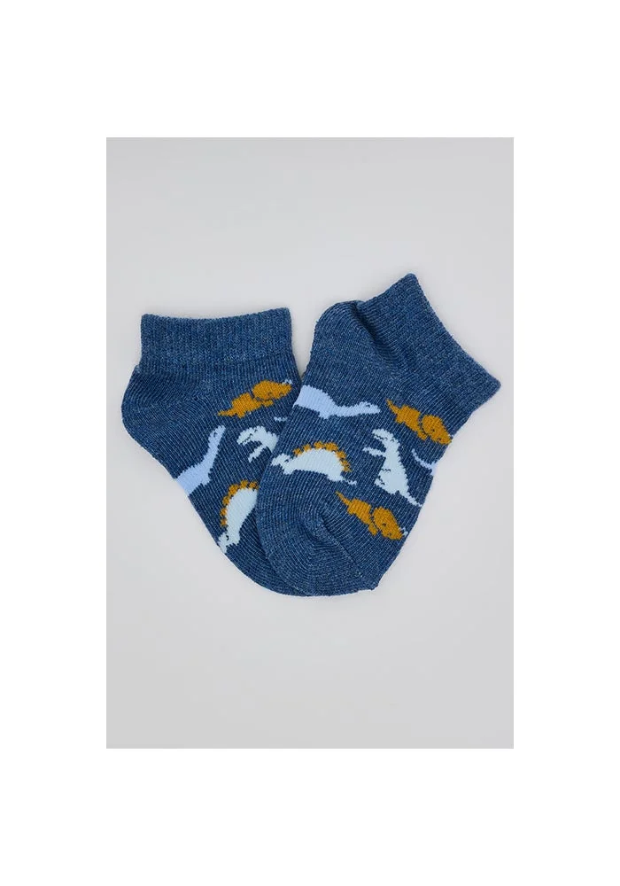 أر أند بي 3 Pack Printed Ankle Socks