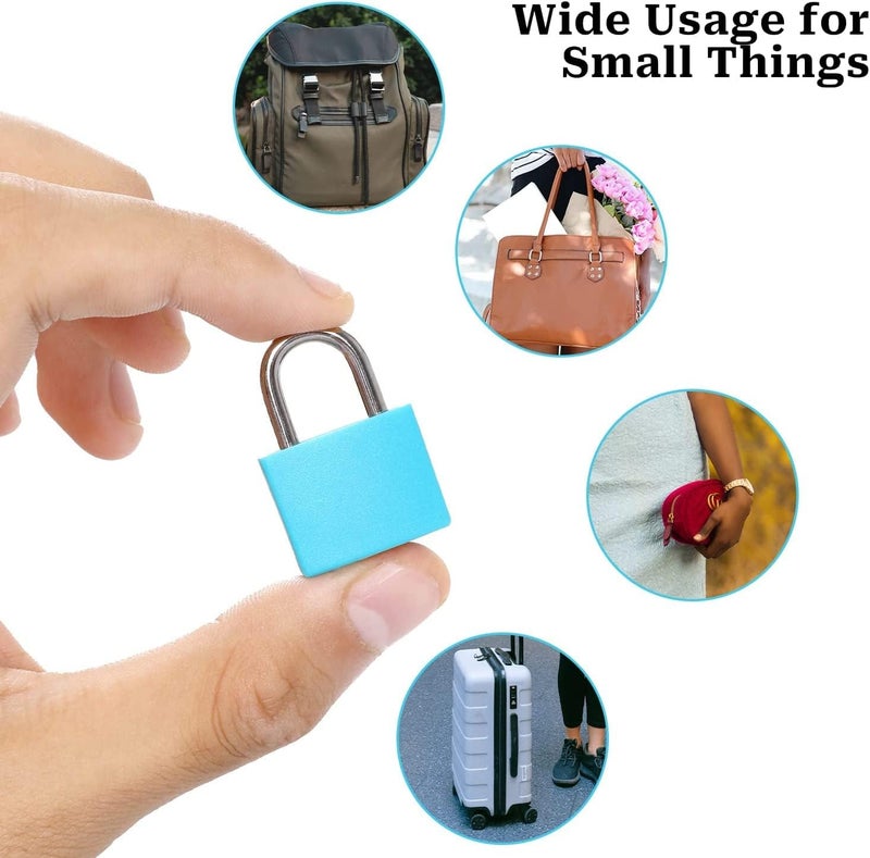 PUTHAK Color Small PadlocksMini Lock with Key for Securing Luggage While Travelling 2