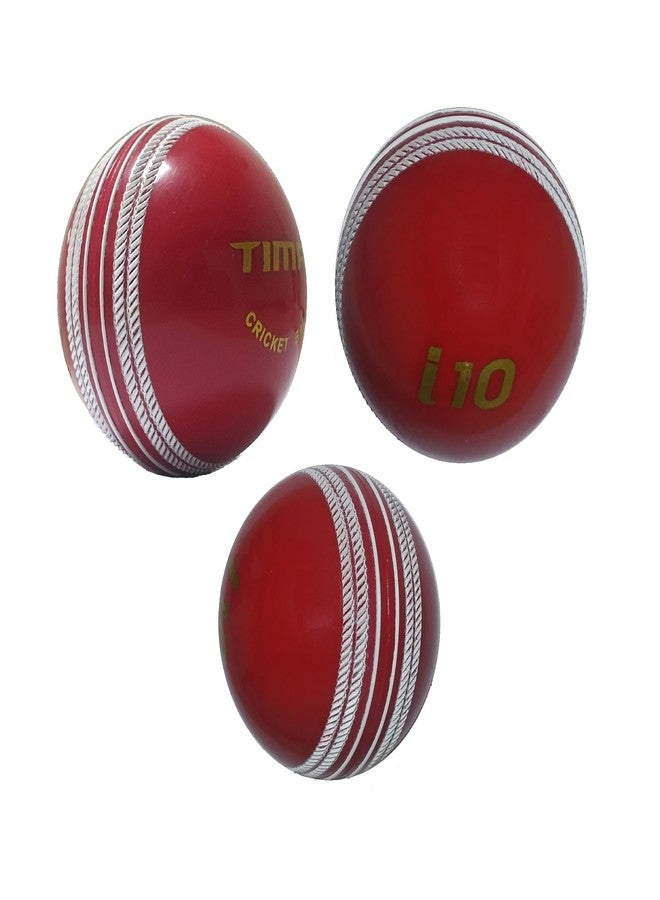 TIMA كرة كريكيت TIMA i-10 PVC للتدريب والمباريات (عبوة من 3 كرات) - Image 1