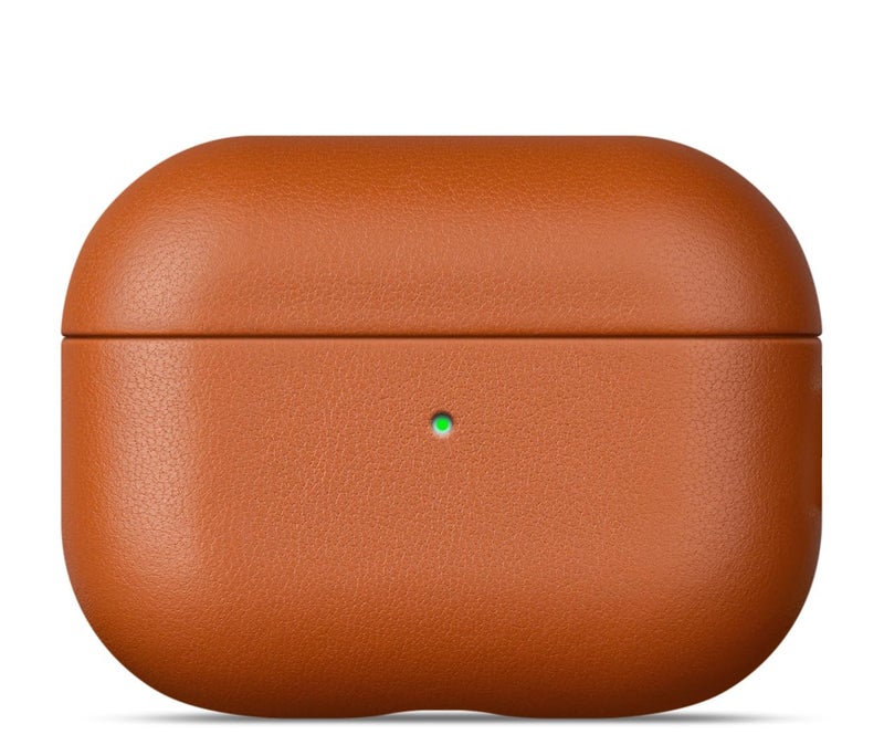 Lopie Leather Case Compatible with AirPods Pro 3rd Generation Protective Hard Cover FullyWrapped with Top Grain Leather Handmade for AirPods Pro 3 Case Cover Not for AirPods Pro 2nd Gen Brown - Image 2