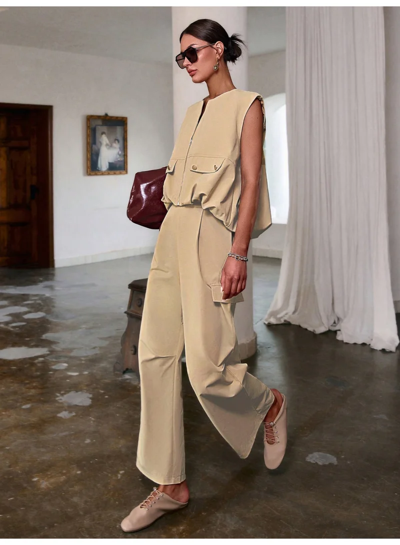 SIMPLEE Women's 2-Piece Outfit Set - Matching Top & pants for Stylish Look