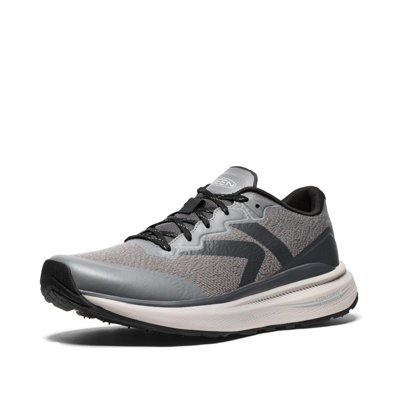 KEEN Mens WK500 Breathable Comfortable Supportive Walking Shoes Steel GreyMagnet 95