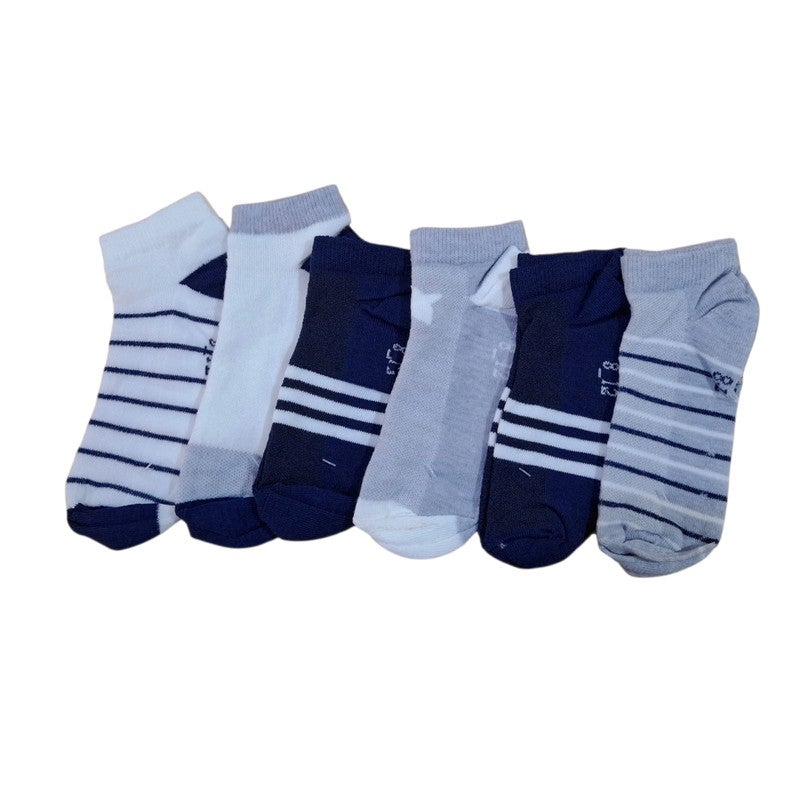 Children's socks, a set of socks for children aged 5 to 10 years (set of 6 pairs), available in distinctive colors.