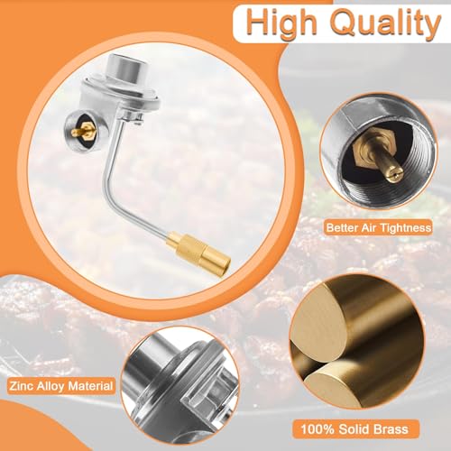 PETKAO Griddle Regulator Parts for Blackstone Regulator Replacement for Blackstone 17", 22" Tabletop Griddle, Pit Boss PB336GS 2 Burner Tabletop Gas Griddle, Weber Q SER & Dash Griddles, CharBroil 19952085 - Image 3