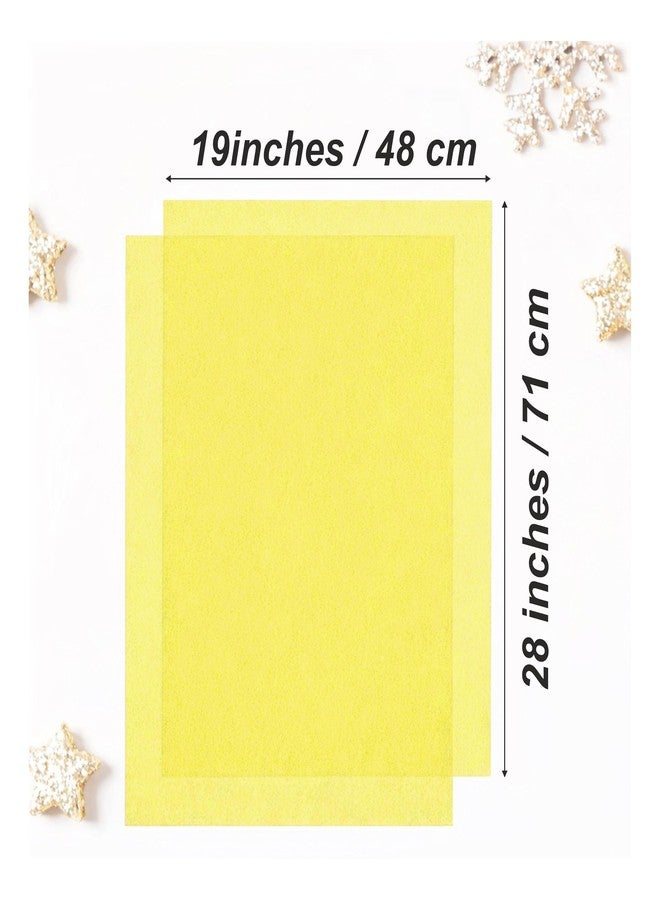 TOWNBUS Bleeding Art Tissue Paper – Yellow – 19 x 28 Inches (48 x 71 cm) – Watercolor Effect Craft Paper for DIY, School Projects & Gift Wrapping (Pack of 25 sheet) - Image 2
