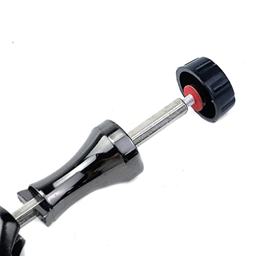 TEQIN Fishing Spinning Reel Handle, Lightweight Metal Single Rocker Arm, Reel Replacement Power Handle Grip, DIY Spinning Reel Handle Grip Modification Gold Large - Image 5