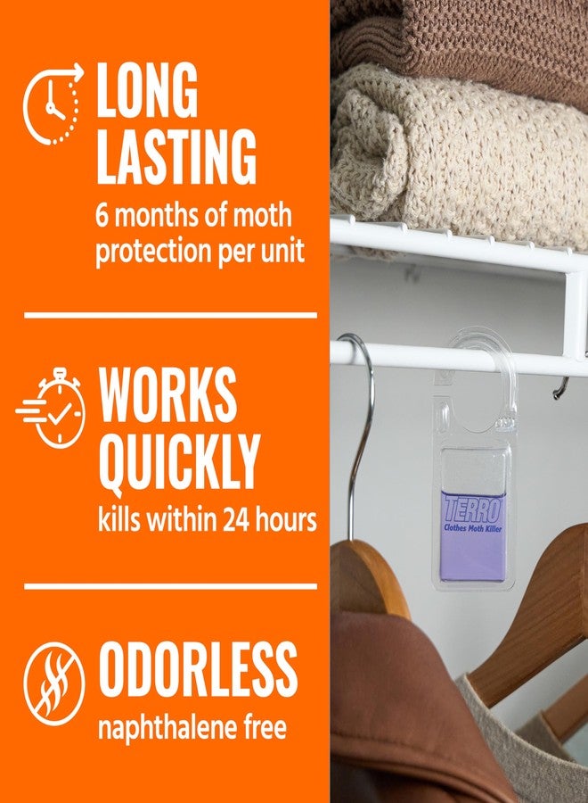 TERRO Clothes Moth Killer - T2903 3 Pack | Kills Adult Clothes Moths, Larvae and Moth Eggs | No Moth Balls Odor - Image 4