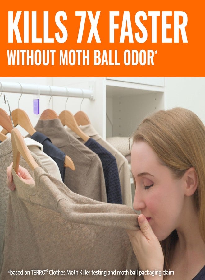 TERRO Clothes Moth Killer - T2903 3 Pack | Kills Adult Clothes Moths, Larvae and Moth Eggs | No Moth Balls Odor - Image 2