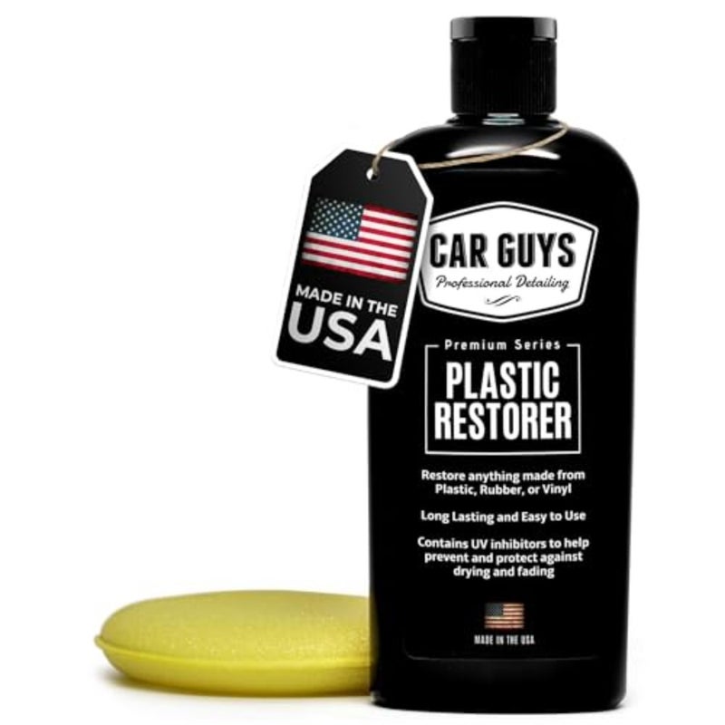 Plastic Restorer - The Ultimate Solution for Bringing Rubber, Vinyl and Plastic Back to Life! - 8 oz Kit - Image 1