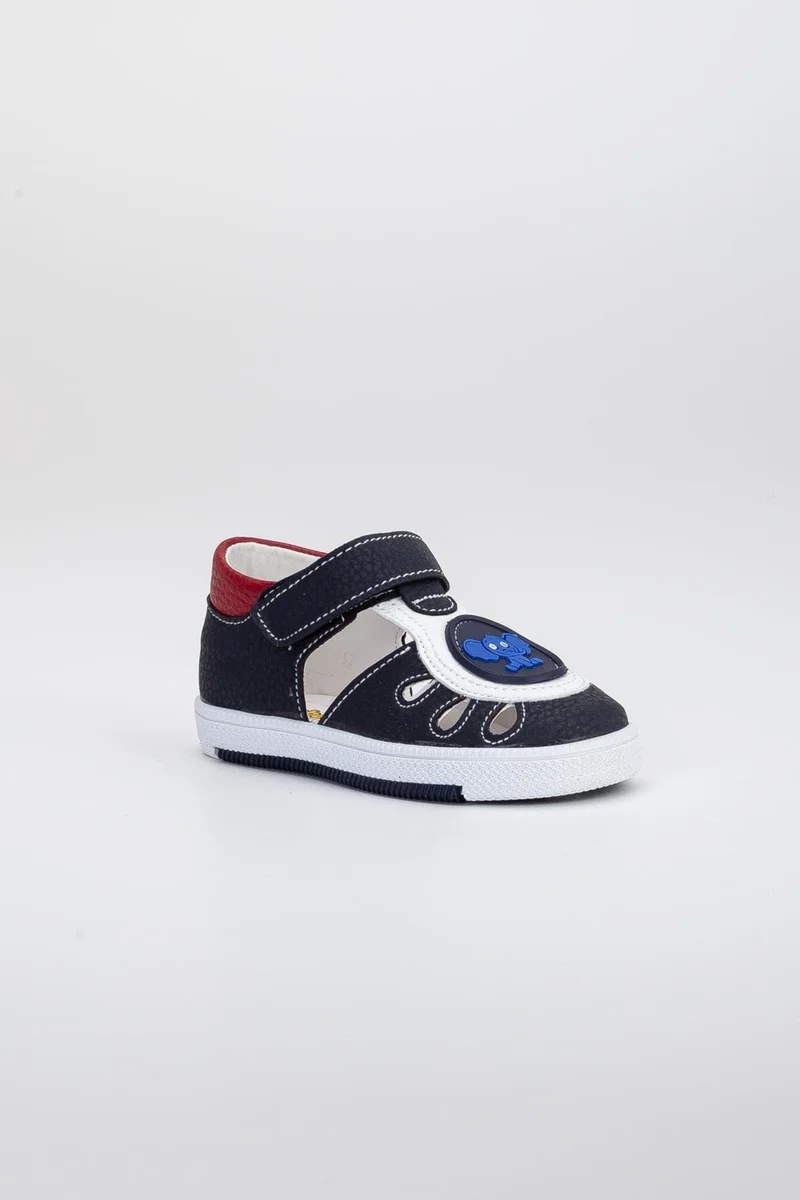 Dilimler Ayakkabı Slices Shoes Side Open Velcro Red Men's Ilkadım Baby Orthopedic Shoes