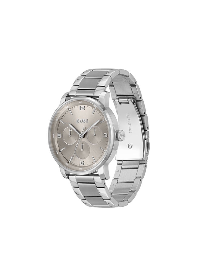 HUGO BOSS - Men's Analog Round Shape Stainless Steel Wrist Watch 1514127 - 44 Mm - Image 1