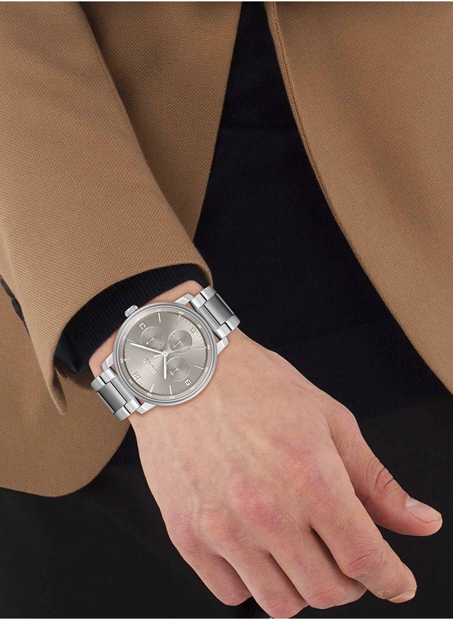 HUGO BOSS - Men's Analog Round Shape Stainless Steel Wrist Watch 1514127 - 44 Mm - Image 1