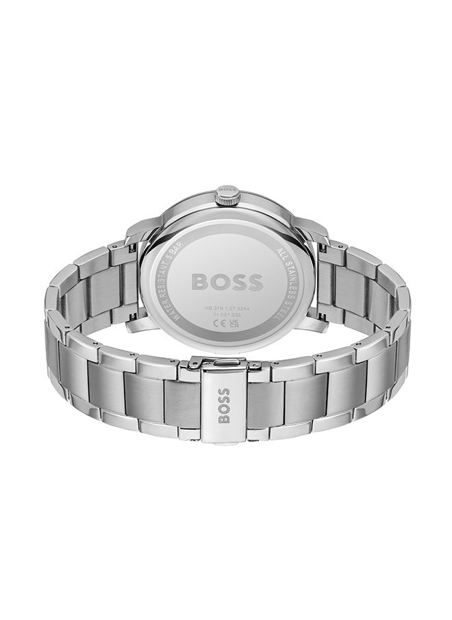 HUGO BOSS - Men's Analog Round Shape Stainless Steel Wrist Watch 1514127 - 44 Mm - Image 1