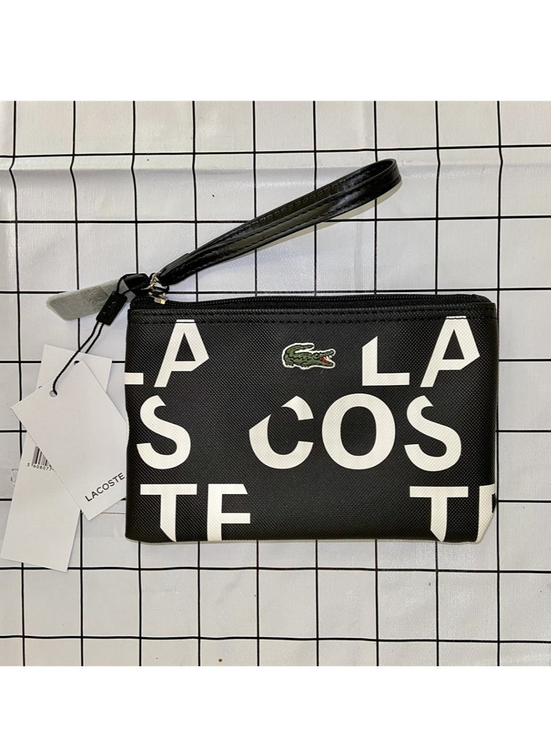 LACOSTE - Lacoste Solid Small Zipper Wallet - Image 1