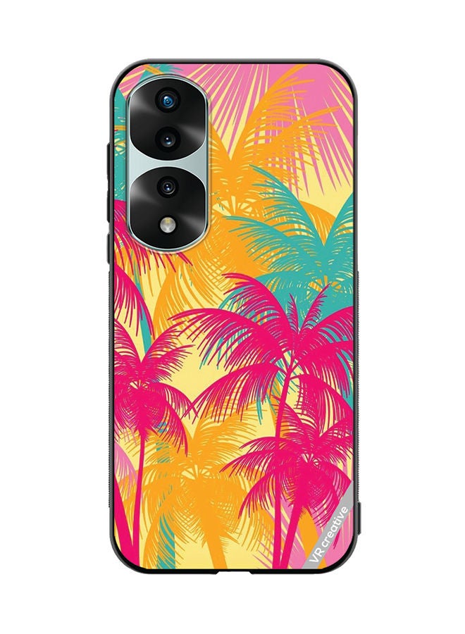 VR CREATIVE Protective Case Cover For Honor 70 Pro Colourfull Tree Design Multicolour - Image 1