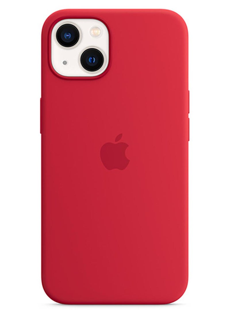 Apple iPhone 13 Silicone Case with MagSafe Product (Red) - Image 1