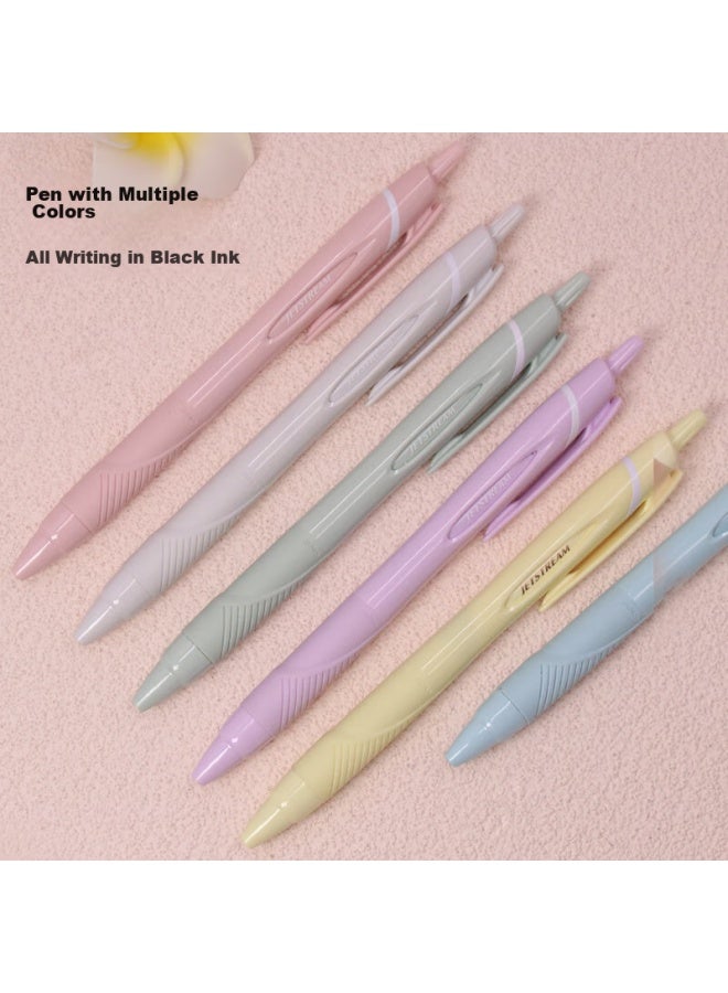Uni Mitsubishi Jetstream Series Retractable Sxn-150 Bullet Tip Push-on Ballpoint Pen For Students And Office Use, Medium Oil Pen 0.7mm, Soft Green Barrel - Image 4