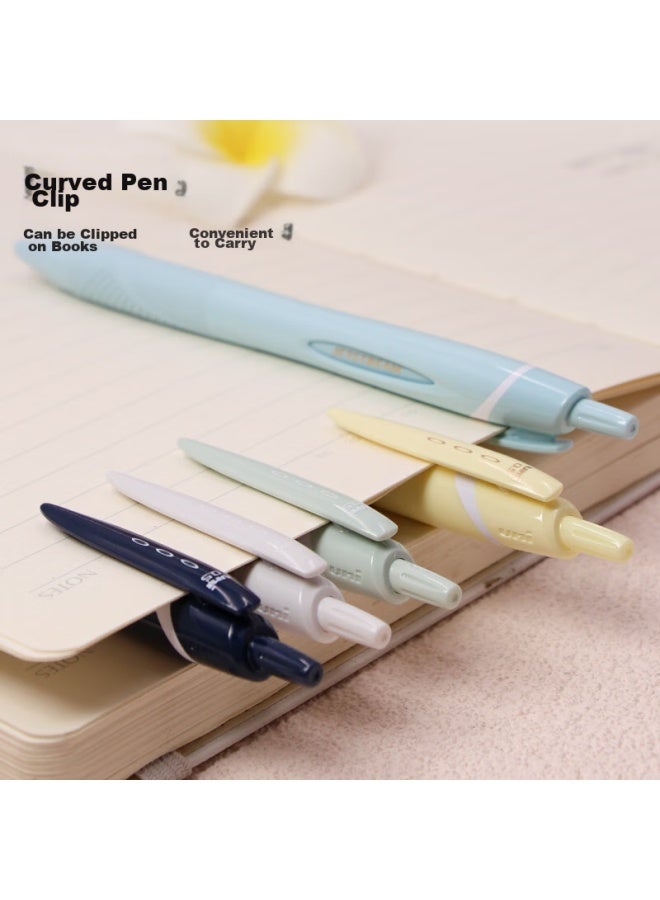Uni Mitsubishi Jetstream Series Retractable Sxn-150 Bullet Tip Push-on Ballpoint Pen For Students And Office Use, Medium Oil Pen 0.7mm, Soft Green Barrel - Image 2