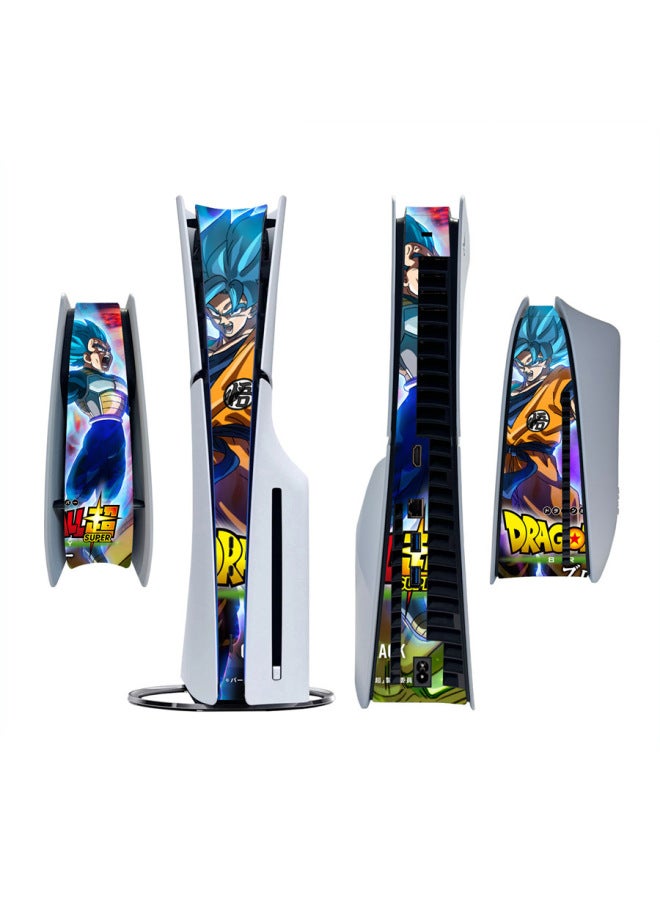 General Ps5 Slim Sticker Thin Machine Middle Sticker Host Sticker Host Sticker Side Middle Sticker Full-Color:137755  - Image 5